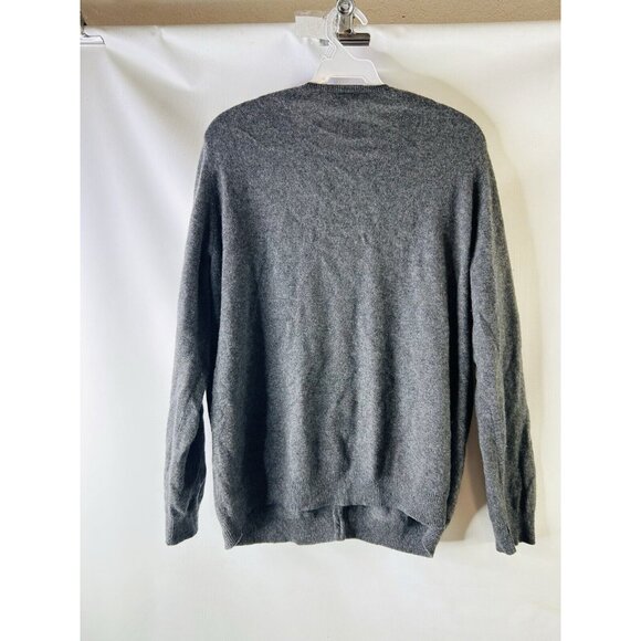 Lauren Ralph Lauren Soft Cashmere Cardigan Sweater Gray - Picture 7 of 7